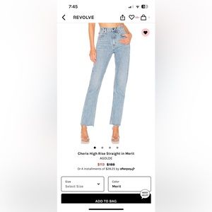 Agolde Cherie Jeans!